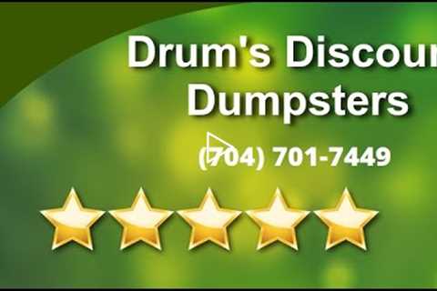 Drum's Discount Dumpsters 1550 Buffalo Shoals Rd Lincolnton, NC 28092 704 701 7449