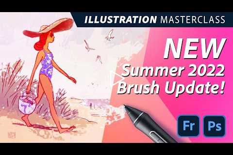 Illustration Masterclass - The Summer 2022 Brush Pack!