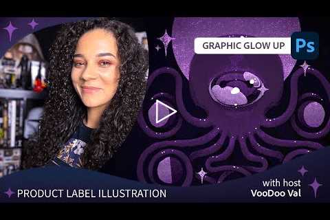 Graphic Glow-Up: Product Label Illustration with VooDooVal