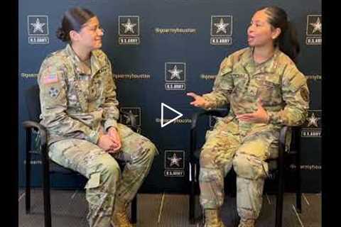 PVT Martinez talks about Army Basic Training, and her career training school.