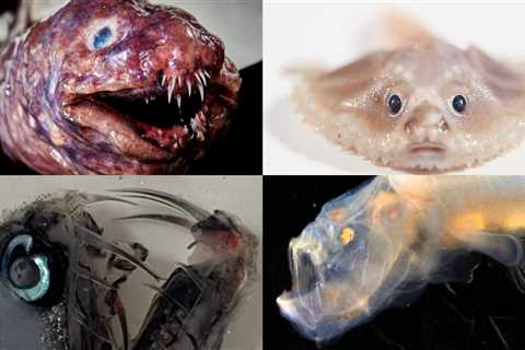 Pictures show creepy deep-sea animals, some never before seen, discovered near islands off the..