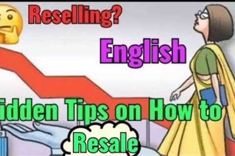 How to start Reselling⁉️💢🔥 business ideas💡| English | grow | reselling |business without..