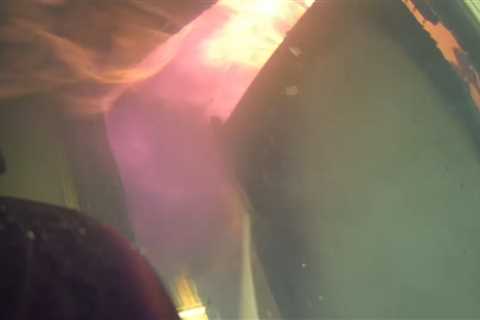 Helmet-cam video from California house fire