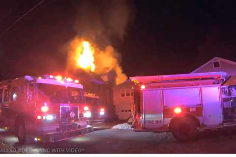 Video & radio traffic: Two-alarm house in New York State