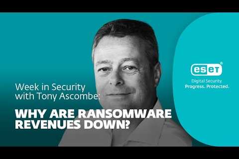 Ransomware payments down 40% in 2022 – Week in security with Tony Anscombe