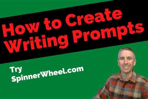 Create Writing Prompts With Spinner Wheel
