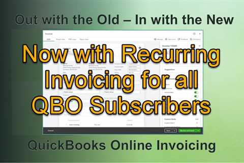 QuickBooks Online Recurring Invoices for Everyone