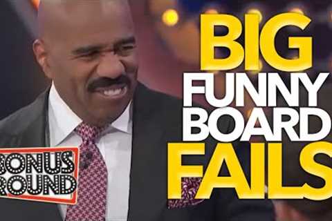 STEVE HARVEY FUNNIEST FAILS EVER On Family Feud USA!  Bonus Round