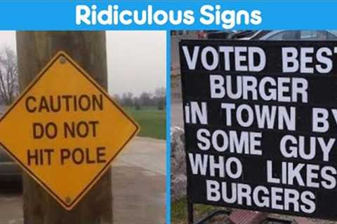 Ridiculous Signs That Are FAIL Masterpieces