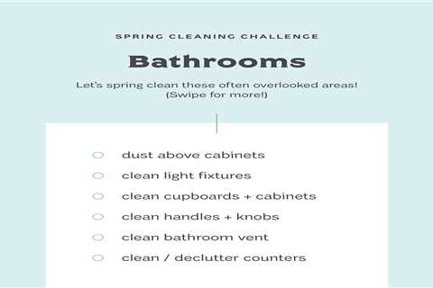 Spring Cleaning Challenge – Bathrooms