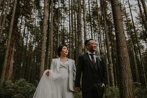 Intimate and Fashion-Forward Stanley Park Elopement