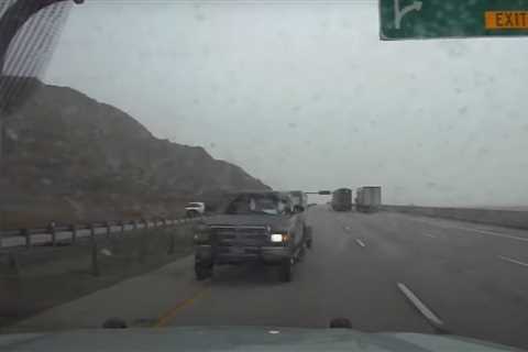 Watch: Utah trooper makes split-second decision to stop wrong-way driver