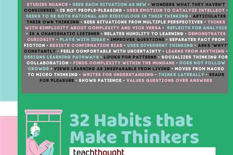32 Habits That Make Thinkers