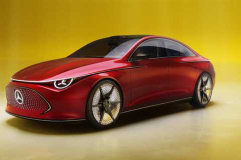 Mercedes-Benz Concept CLA Class is huge tech in a small, bright package