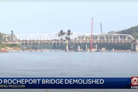 Watch explosives drop an I-70 bridge into the Missouri River