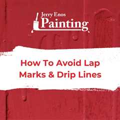 How To Avoid Lap Marks & Drip Lines