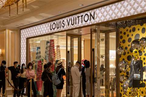 Shares of luxury brands are tumbling in a sign consumers' high-end spending spree is over