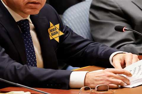 Israeli official disgraced the memory of the Holocaust by comparing war on Hamas to WWII, memorial..
