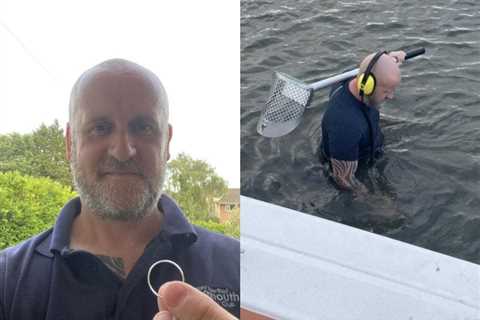 I'm a metal detectorist, and I've recovered over $125,000 worth of people's lost valuables —..