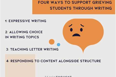 Four Ways To Support Grieving Students Through Writing