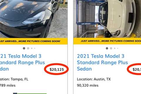 You can get a used Tesla for $20,000 from Hertz right now — but beware of these red flags