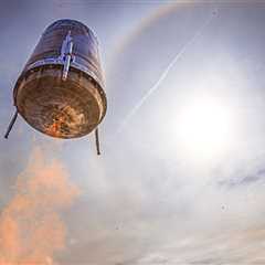 These photos of Stoke Space's 'Hopper' reusuable rocket test are just amazing
