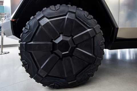 Tesla Cybertruck wheel covers, it turns out, are rubbing into the tire sidewalls