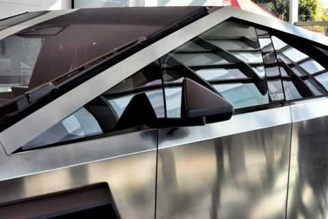 Lady Gaga was spotted riding shotgun in a new Tesla Cybertruck