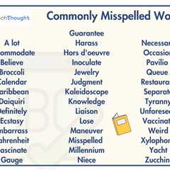 40 Of The Most Commonly Misspelled Words