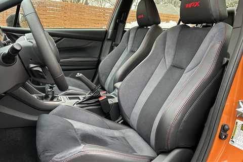 Subaru WRX Long-Term Update: The base seats are fantastic