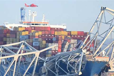 Francis Scott Key Bridge in Baltimore collapses after being struck by ship