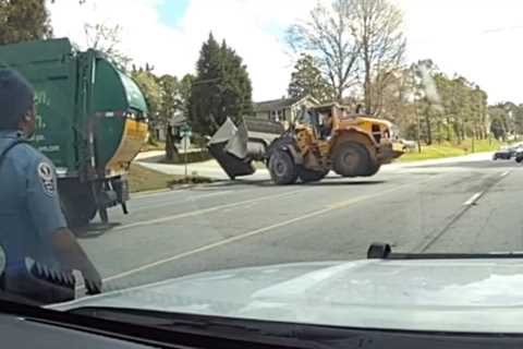 Sometimes, it takes a front loader to stop a front loader