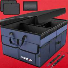 Declutter your car with this highly-rated trunk organizer