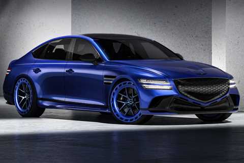 Genesis G80 EV Magma Concept comes in hot at Beijing Auto Show