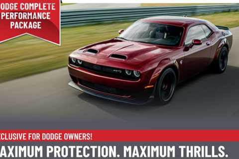 Dodge's Complete Performance Vehicle Protection Package covers 5,000 parts