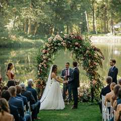 This Romantic Bridal Veil Lakes Wedding Was a Secret Garden Come to Life