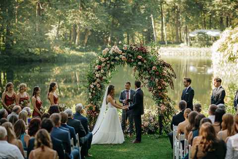This Romantic Bridal Veil Lakes Wedding Was a Secret Garden Come to Life
