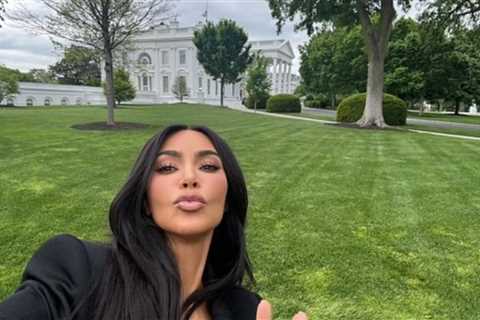Kim Kardashian Visits The White House To Advocate For Criminal Justice Reform