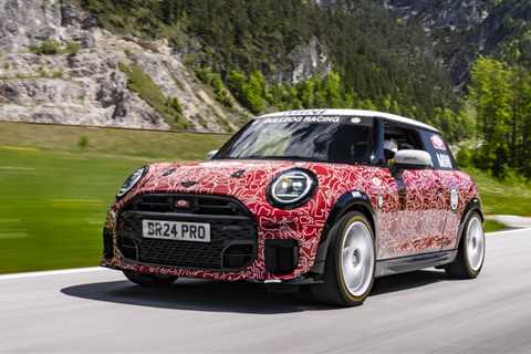 Mini John Cooper Works previewed in camo keeping gas performance alive