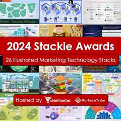26 magnificently illustrated martech stacks from the 2024 Stackie Awards, with the winners revealed