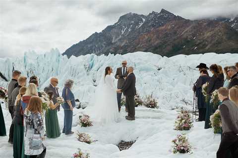This Matanuska Glacier Wedding Featured Two Stunning Ceremonies