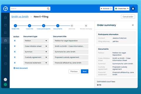 In A First For Law Practice Management Platforms, Clio Rolls Out An Integrated E-Filing Service In..