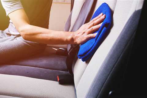 How to clean cloth car seats