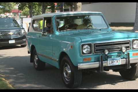 This is VP candidate Tim Walz's 1970 International Harvester Scout