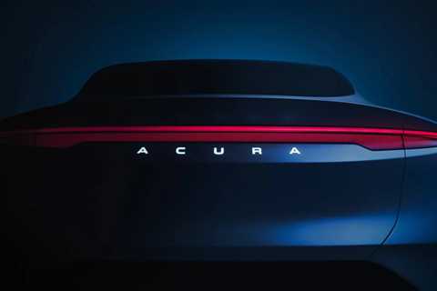 Acura teases new performance EV for Monterey