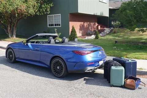 Mercedes-Benz CLE Cabriolet Luggage Test: How much fits in the trunk?