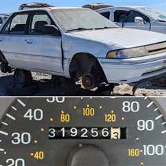 Junkyard Gem: 1995 Mercury Tracer sedan with 319k miles