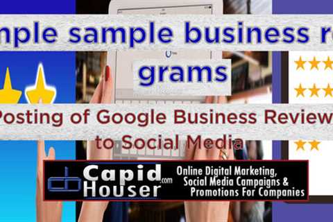 sample business review grams – posting of google business reviews to social media
