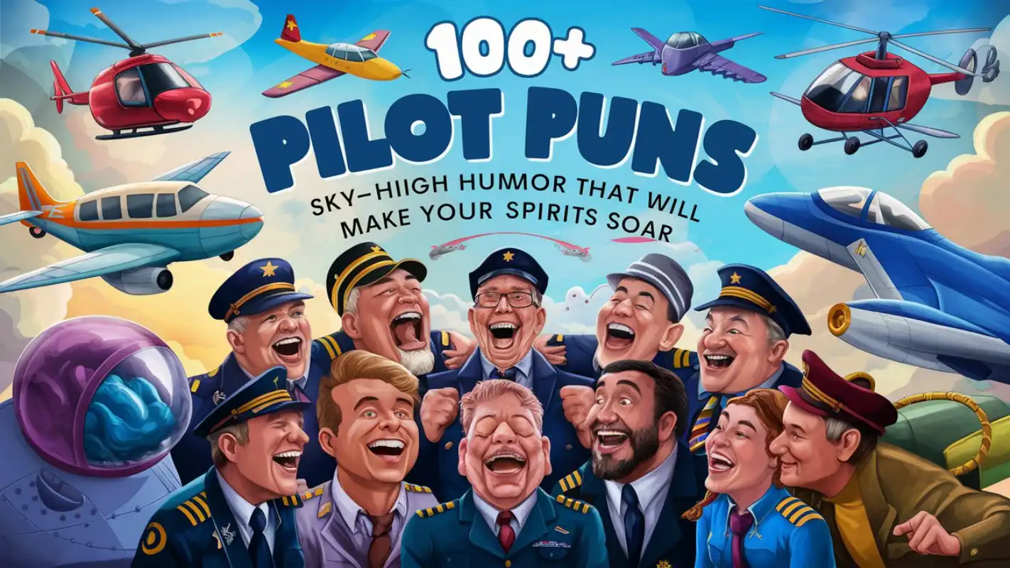 100+ Pilot Puns: Sky-High Humor That Will Make Your Spirits Soar - Crack Up Puns