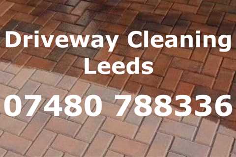 Driveway Cleaning Allerton Bywater Block Paving Tarmac or Concrete Restore the Beauty of Your..